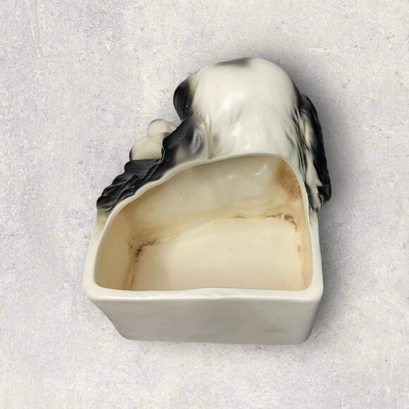 1960s Napcoware 8953 Ceramic Cocker Spaniel Dogs Planter – MCM Japan - Picture 6 of 9